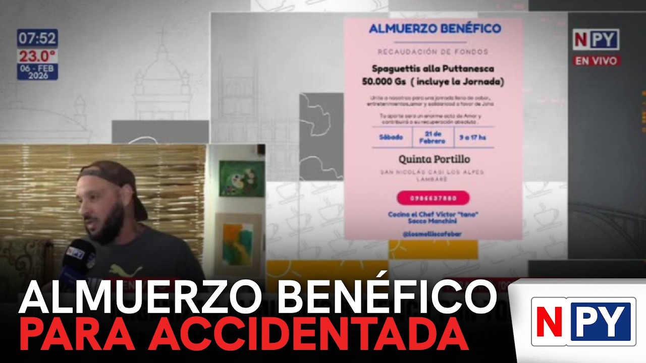Organizan almuerzo benéfico para mujer que sufrió accidente y perdió el cuero cabelludo