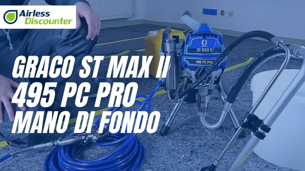 Graco ST MAX II 495 PC PRO - mano di fondo - rinnovo ufficio | Airless Discounter