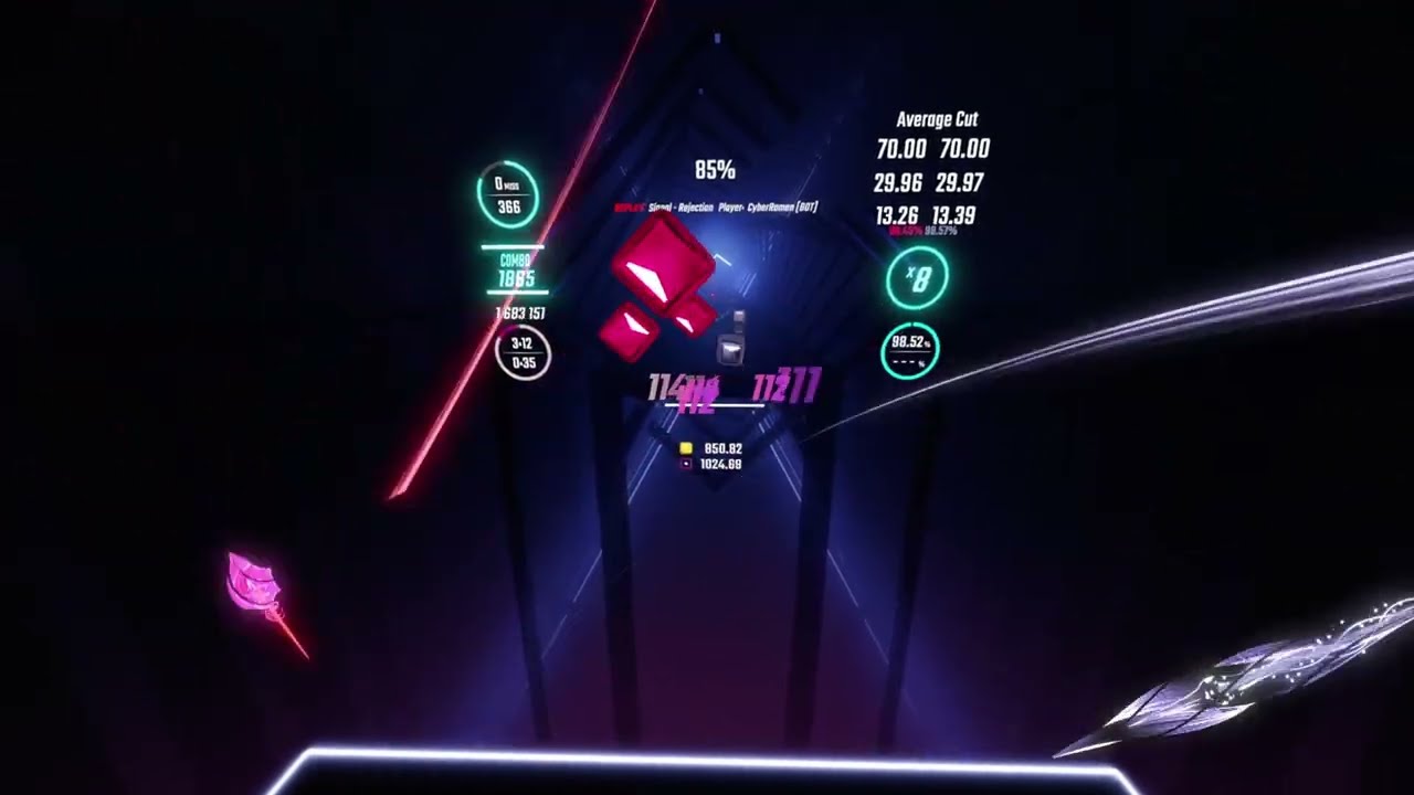 [Beat Saber AI] Signal - 98.48% FC - 842pp