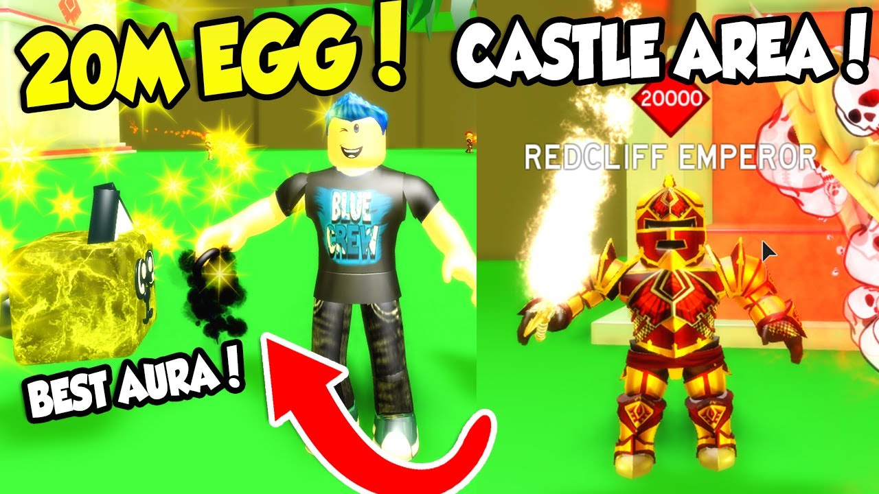 NEW CASTLE AREA AND 20M WOLF PET IN SLAYING SIMULATOR!! (Roblox)