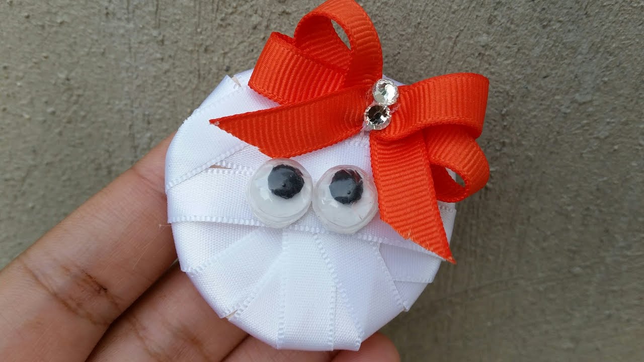 MARATÓN ESPECIAL IDEAS DE HALLOWEEN  /Moño momia idea No.3