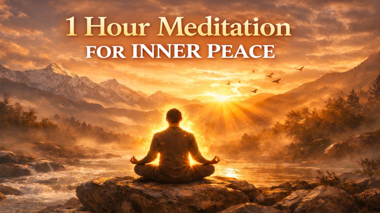1 Hour Meditation Music for Inner Peace Deep Relaxing Music | Stress Relief & Mind Calm #meditation