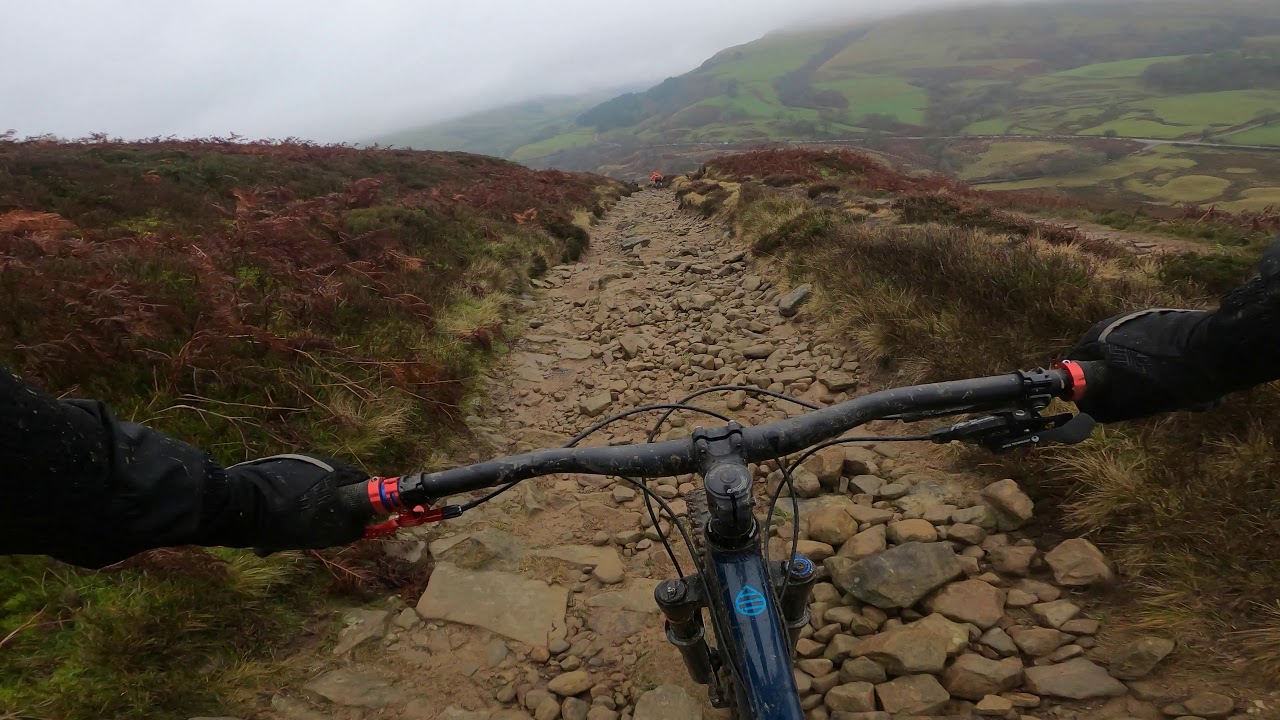 The ride that nearly broke me - Ladybower The Beast, Potato Alley & Lockerbrook Descent in the slop!