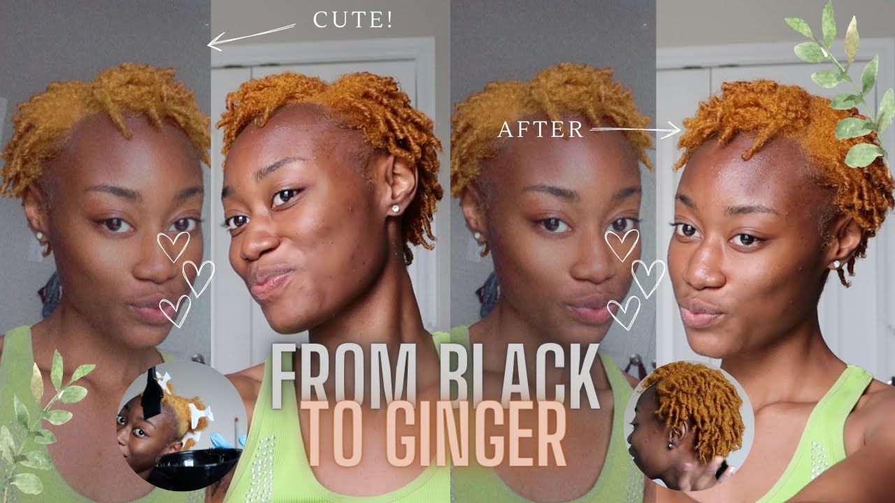 Adore Ginger Hair Dye & Haircut Tutorial Using Bleach