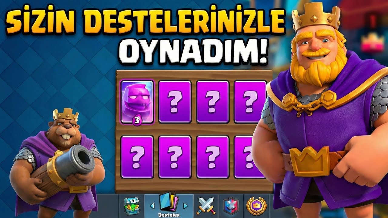 SİZİN DESTELERİNİZLE OYNADIM (Dikkat İksir Golemi İçerir!)