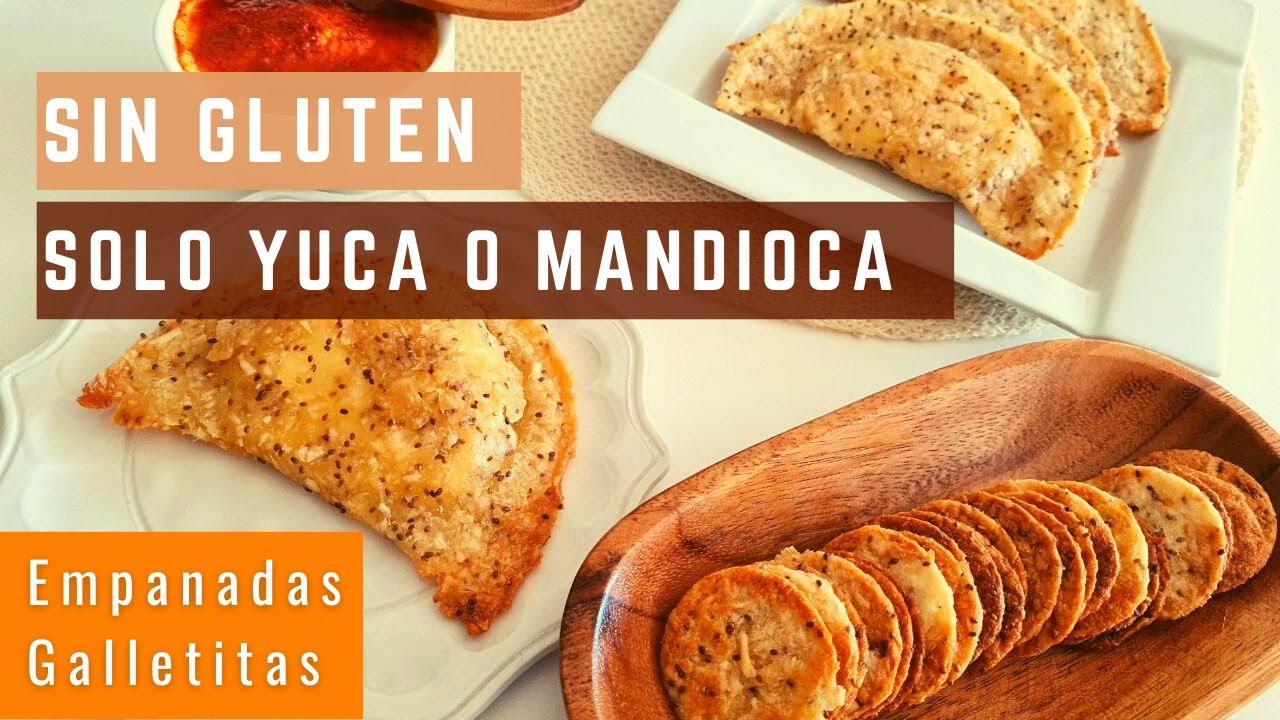 Masa de yuca o mandioca, galletitas, empanadas, cero harinas