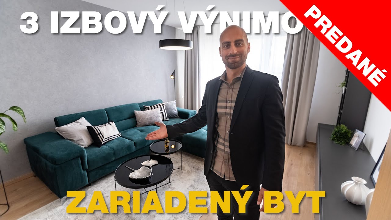 PREDANÉ - 3 IZBOVÝ VÝNIMOČNÝ ZARIADENÝ BYT