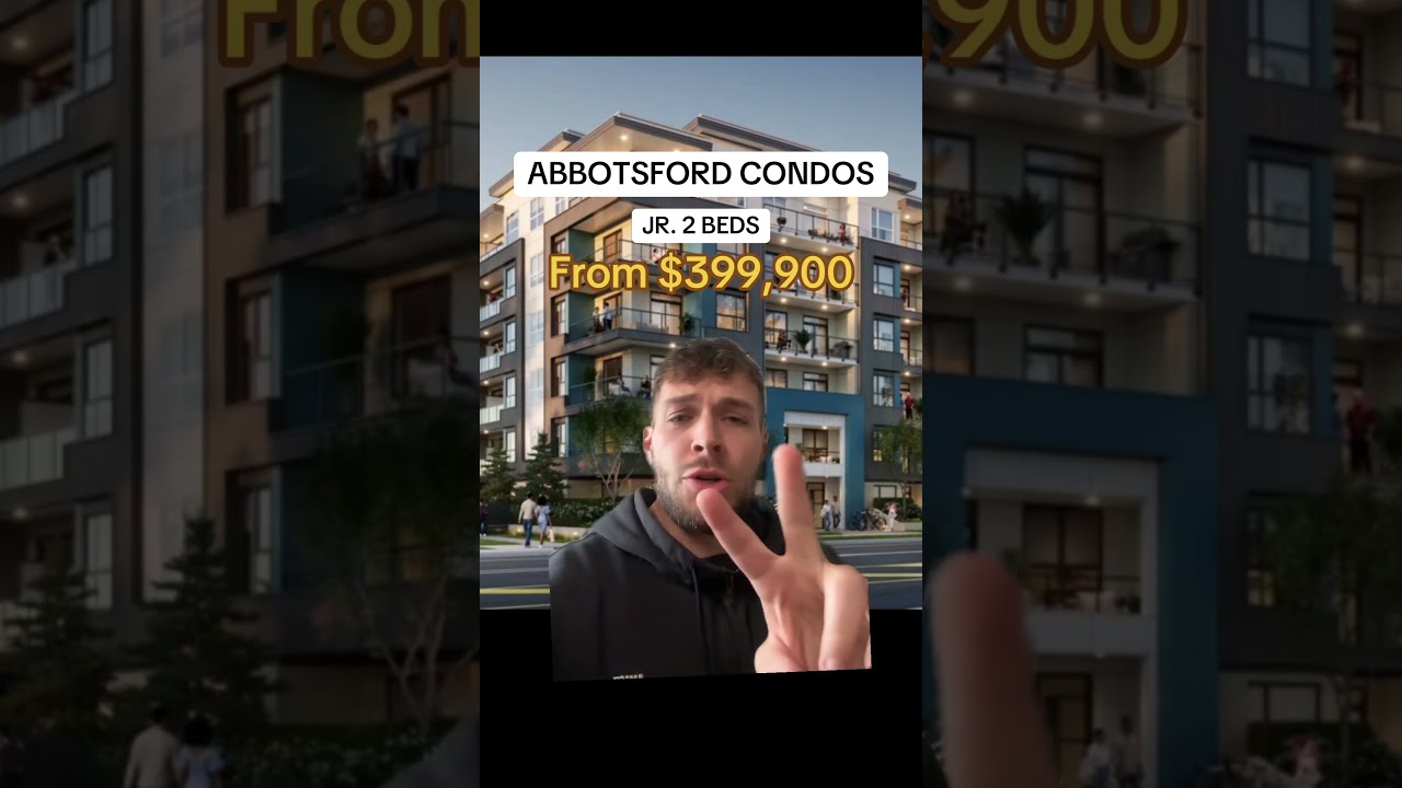 🚨Abbotsford Jr.2 bed condos from $399K #abbotsford #preconstruction #vancouverrealestate
