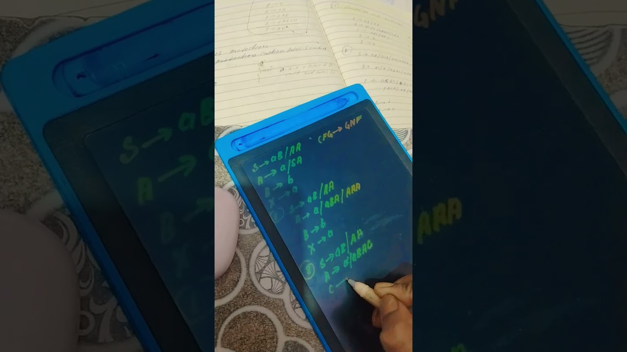 CFG to GNF conversation in toc..