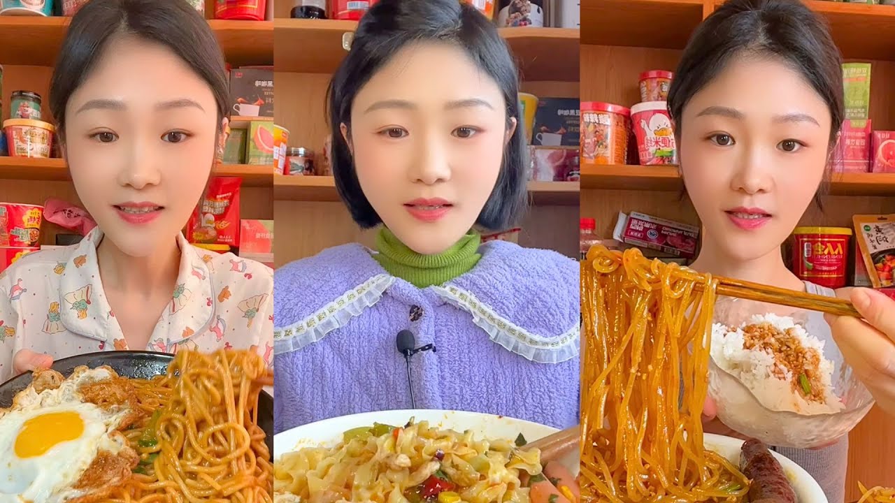 1 Hour ASMR Mukbang | Satisfying Eating Sounds for Sleep, Relaxation & Study #1019
