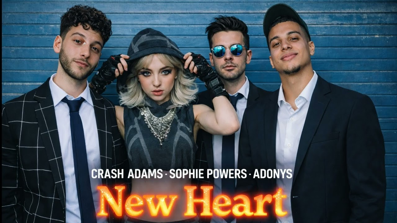 Crash Adams, Adonys, Sophie Powers – New Heart (Acoustic Guitar Version Cover)