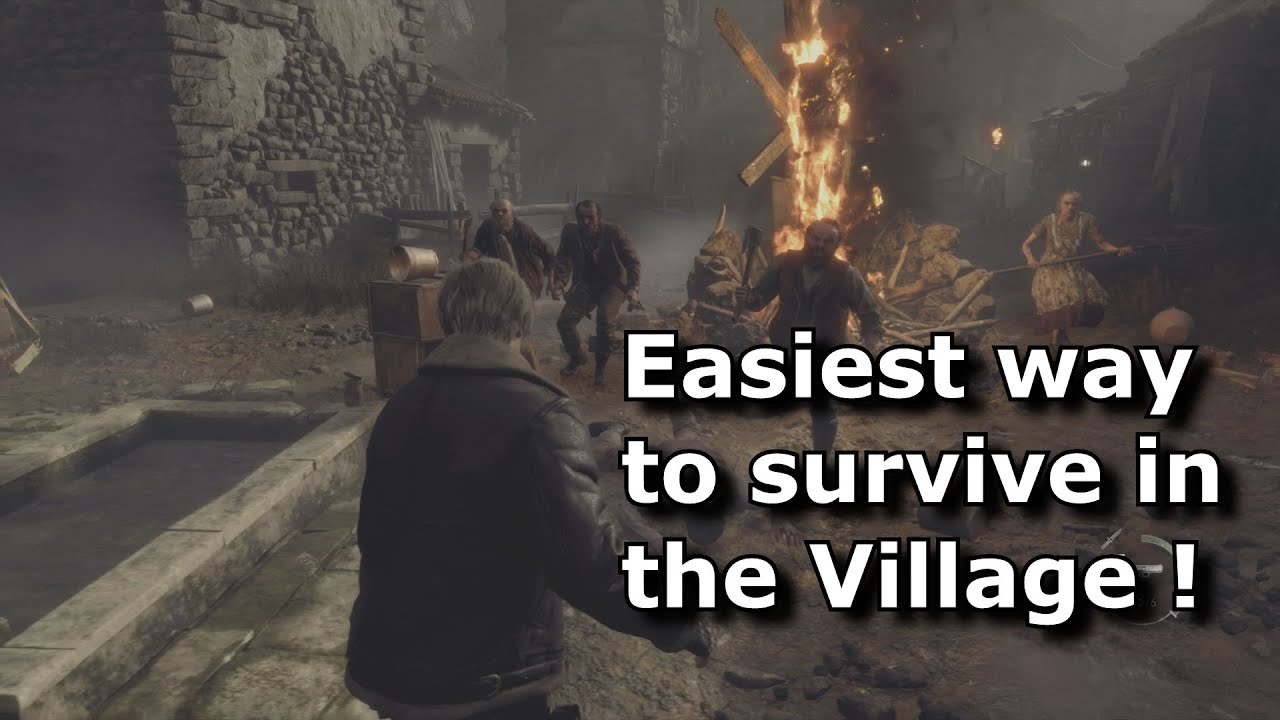 RE4 Remake - Самый простой способ выжить в деревне!