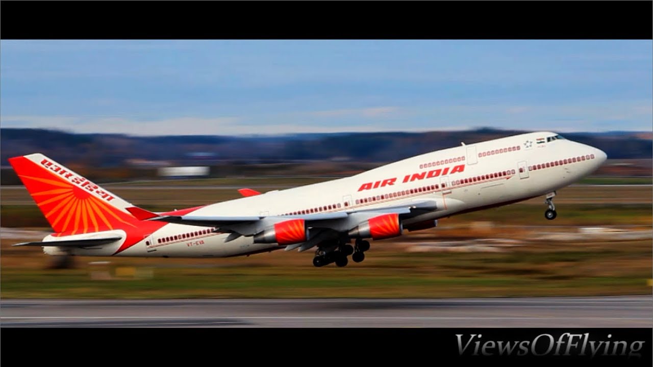 Air India Boeing 747-400 Taxi and Takeoff at Helsinki! | FullHD + ATC Audio