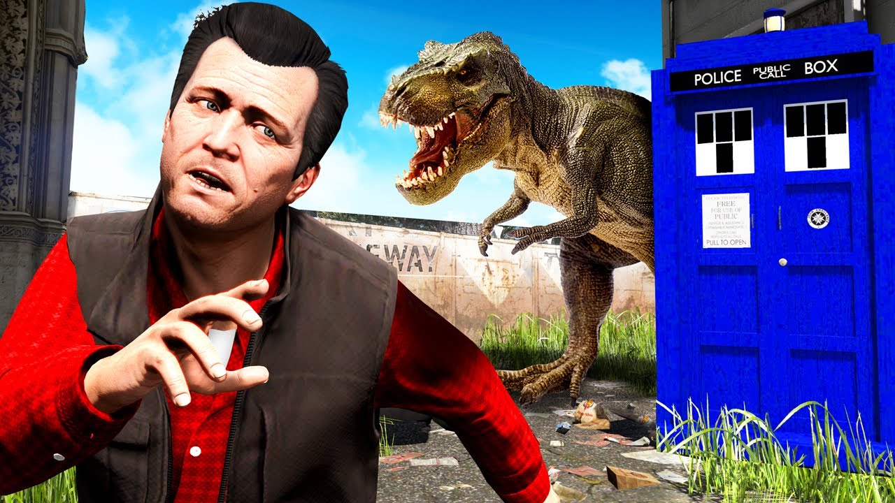 PLAYING as a TIME TRAVELLER in GTA 5!