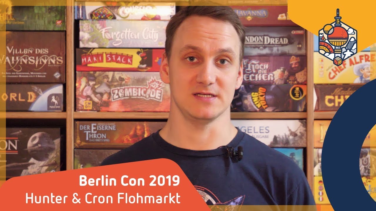 Berlin Brettspiel Con 2019 - Hunter & Cron Flohmarkt