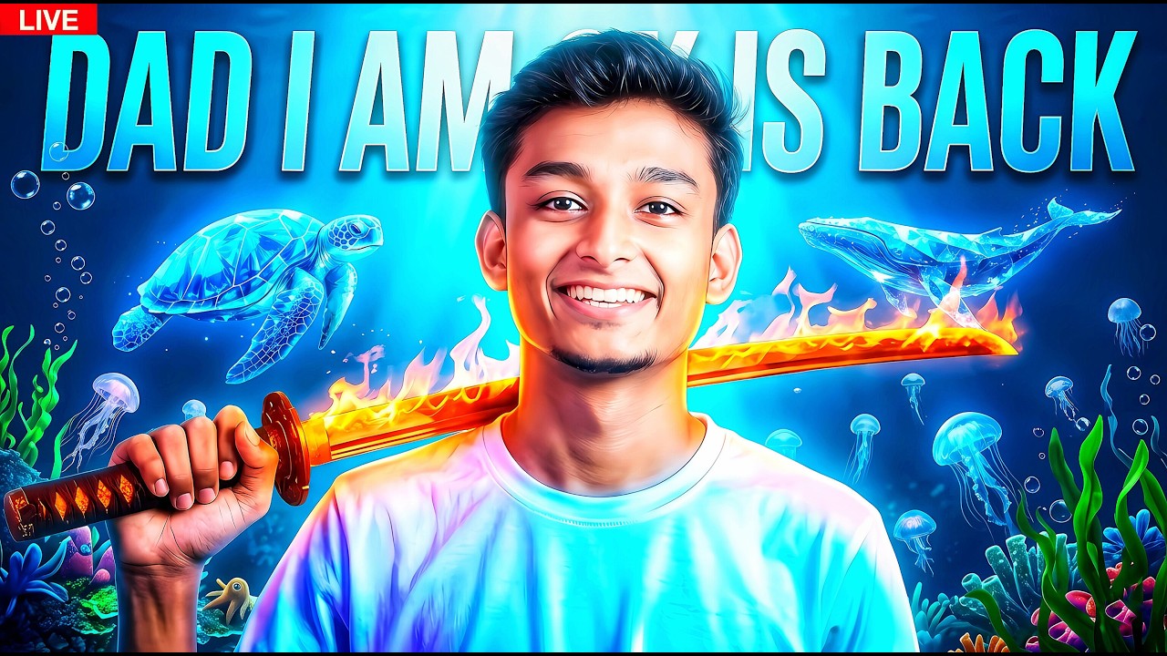 🌿FREE FIRE LIVE🌿PLAYING BR-RANKED😎UNDER THE WATER🎮🎯 ON LIVE - GARENA FREE FIRE