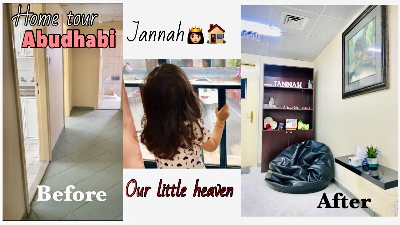 Home tour | Our 1bhk Abudhabi | home tour Abudhabi | room decoration ideas | jannah