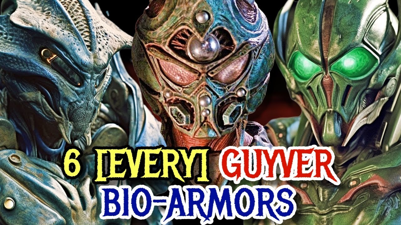 6 (Every) Guyver Bio-Armors From The  Dark And Brilliant Anime - Explored
