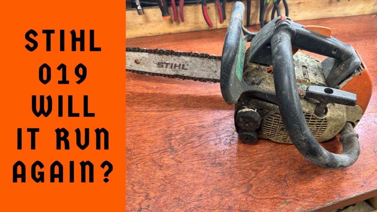 Stihl 019 chainsaw not starting, sat for years