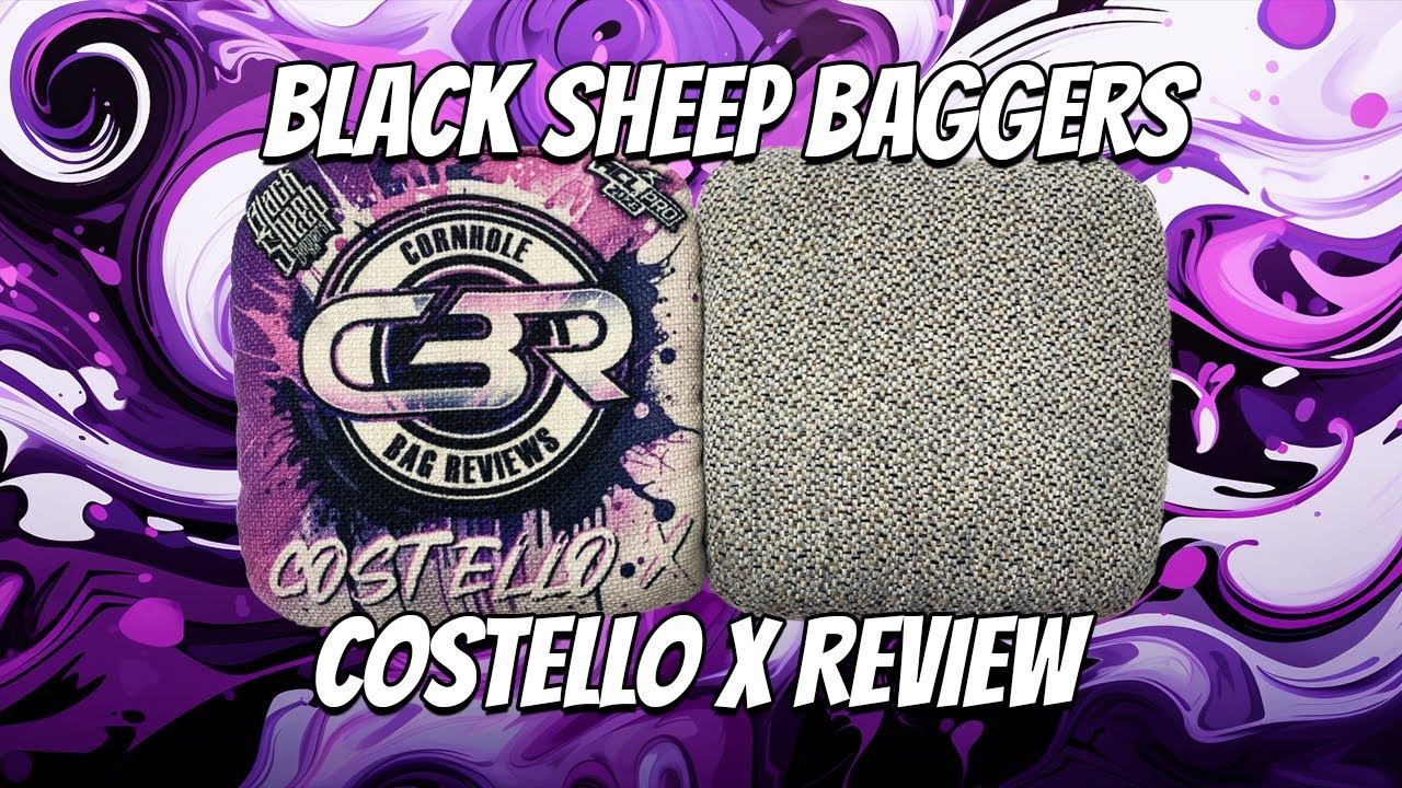 Black Sheeps Newest Carpet Bag! Black Sheep Costello X Cornhole Bag Review - Episode 63