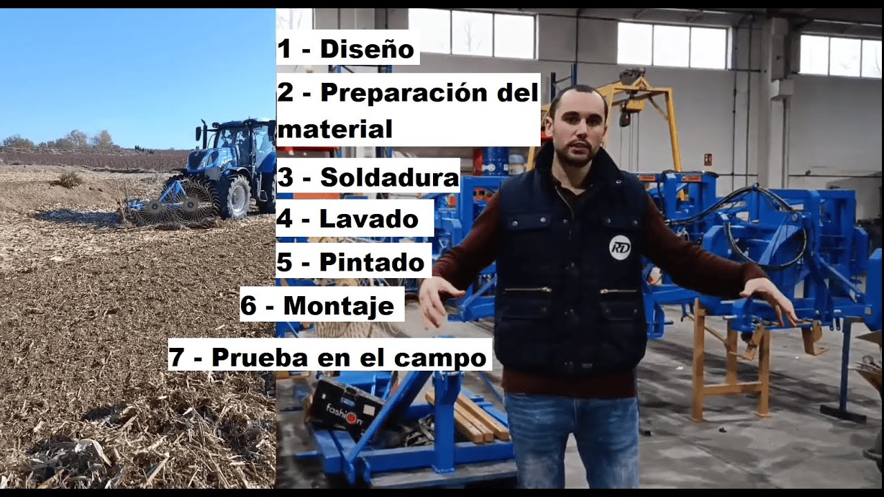 Fabrico desde 0 el primer rastrillo delantero de España @rastrillosdoblas