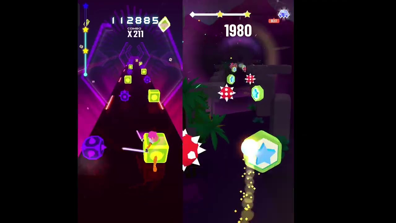 &ldquo;Don't Let Me Down&rdquo; Beat Blader 3D VS Hop Ball 3D 