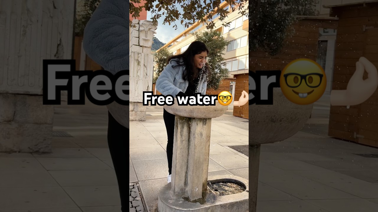 Do you want free water? 