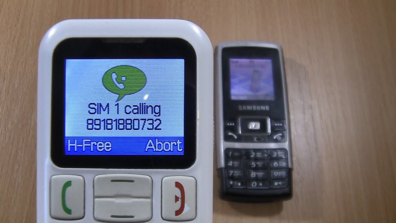 Incoming call & Outgoing call at the Same Time Fly Ezzy 5 & Samsung c130