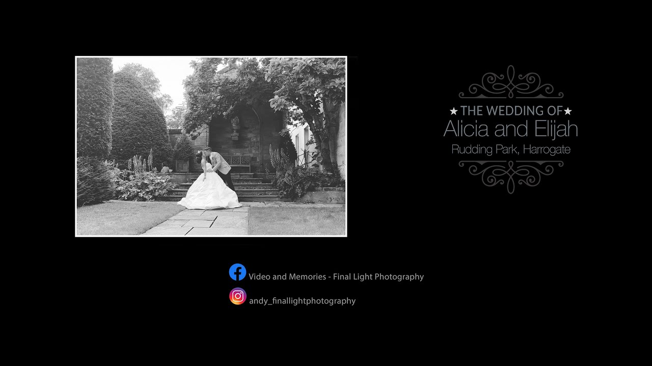 The Highlights for Alicia and Elijah's Wedding filmed at Rudding Park, Harrogate.