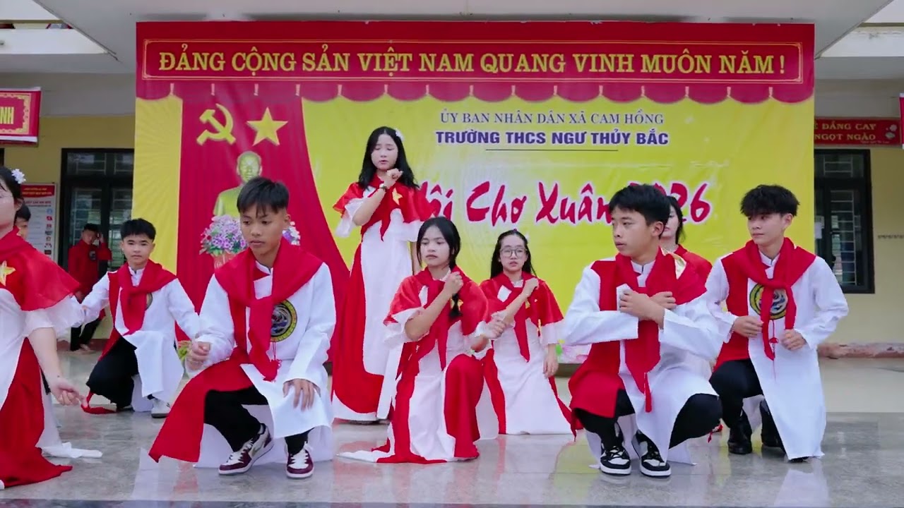 VIỆT NAM TỰ HÀO BƯỚC TIẾP TƯƠNG LAI - BIỂU DIỄN LỚP 9B TRƯỜNG THCS NGƯ THỦY BẮC