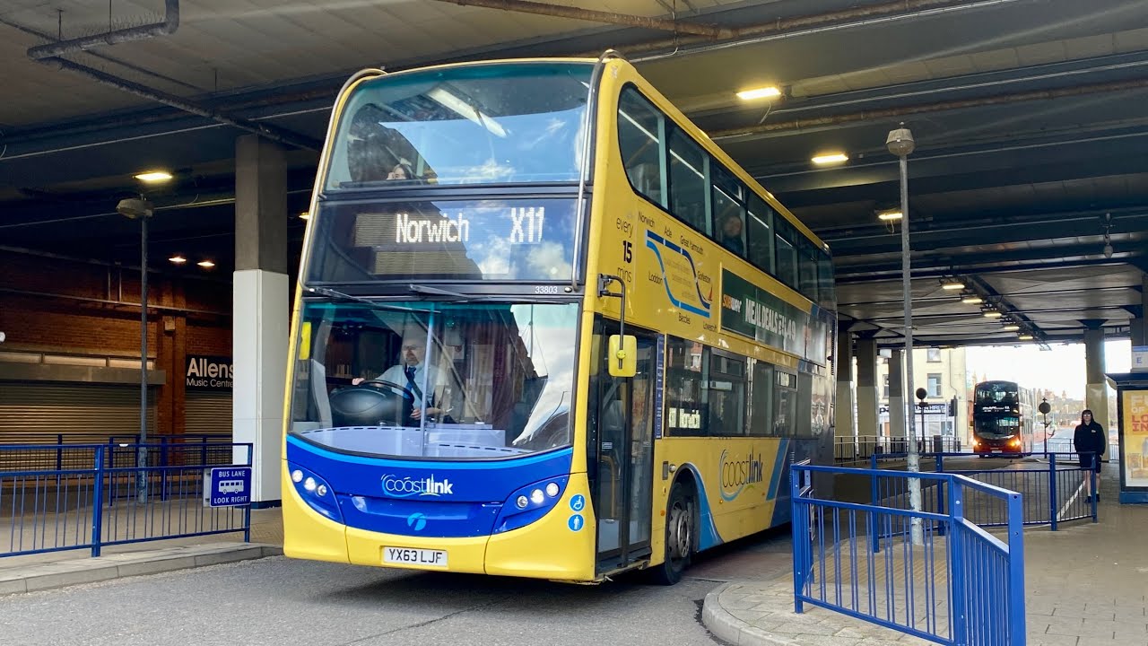 E40D ADL Enviro400 - 33805 YX63 LJK | X1 to Great Yarmouth