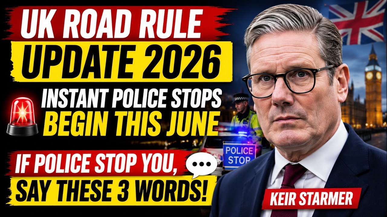UK Road Law Update 2026:Police Can Stop Drivers Instantly &mdash; Don't Speak Until You Know These 3 Words