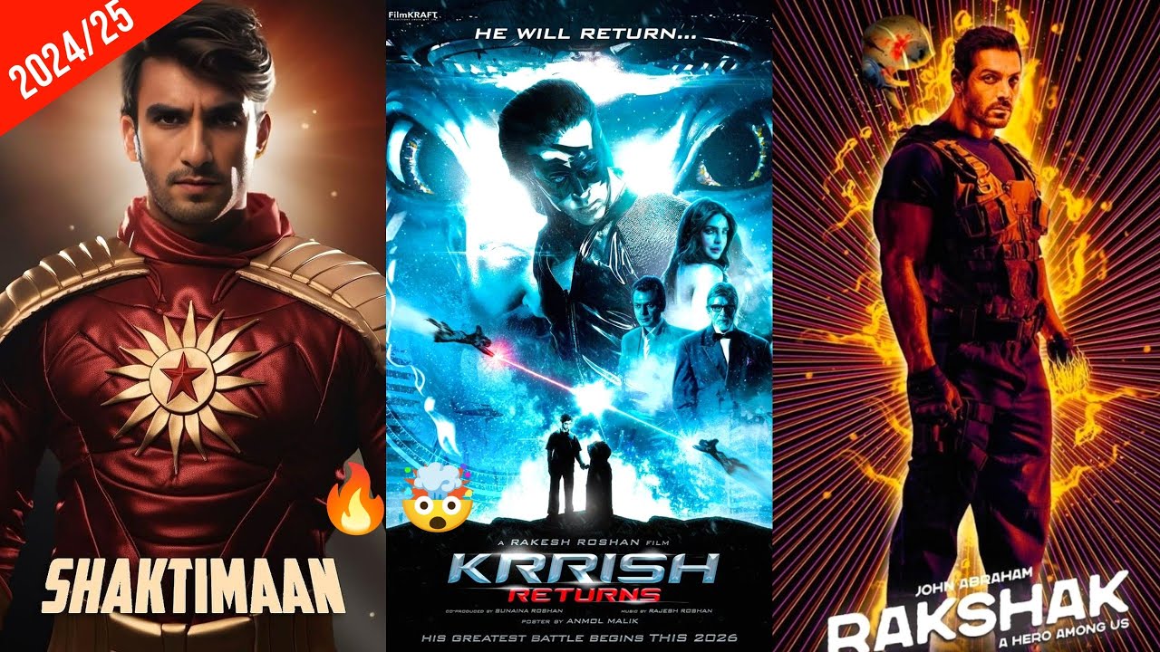 Top 10 Upcoming Biggest Indian Superhero Movies 2024/25 || Upcoming Indian Superheroes Movies ❤️‍🔥
