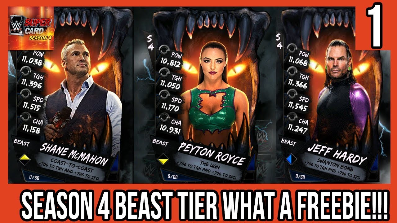 OMG WHAT A BEAST FREEBIE!! SUPERCARD SEASON 4 #1