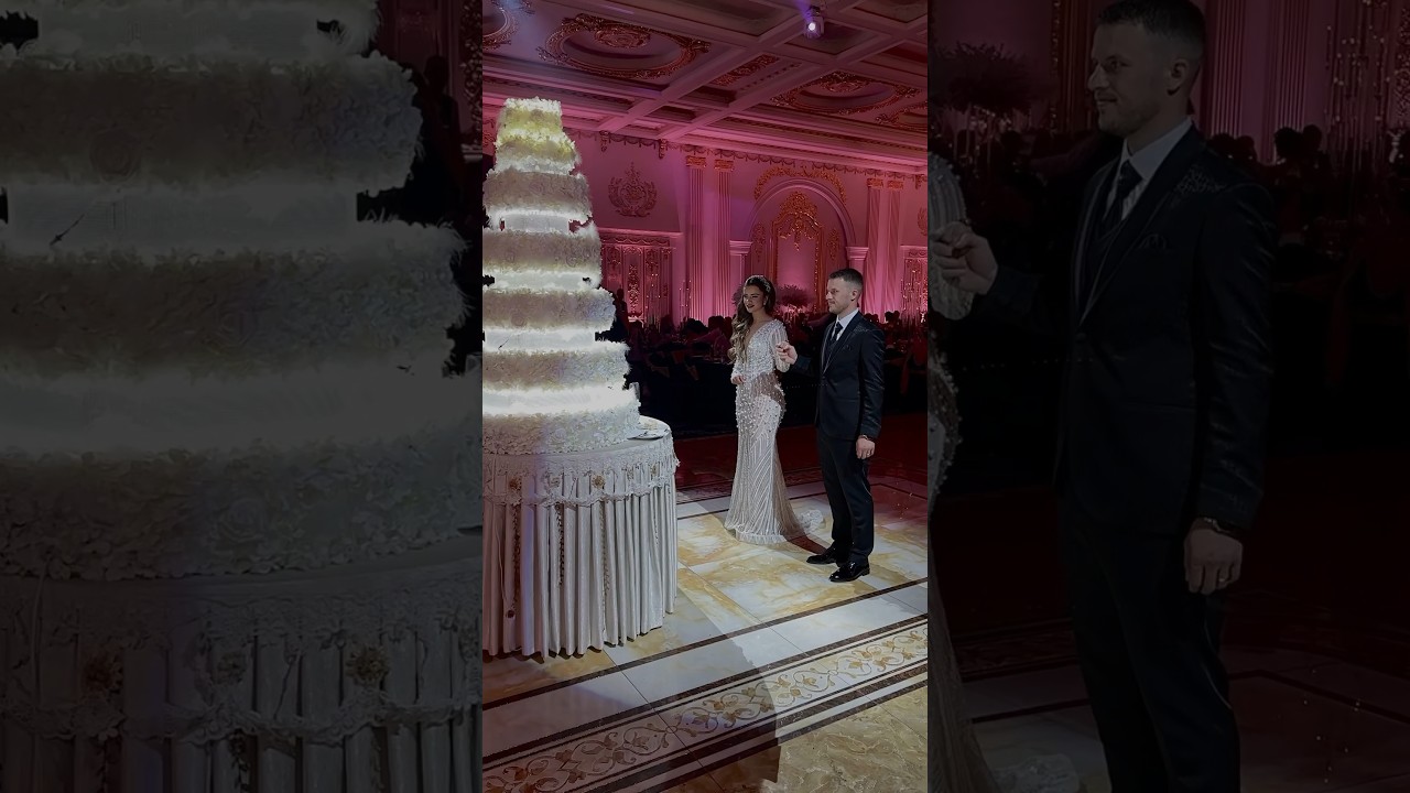 Prerja e tortes / dasma shqiptare / Premium Wedding Cake