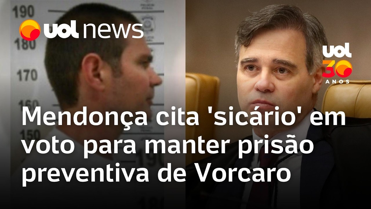 André Mendonça cita 'sicário' em voto para manter prisão preventiva de Daniel Vorcaro