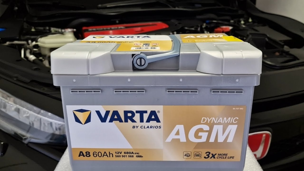 NEW VARTA Dynamic AGM Start-Stop Battery A8 12V 60Ah 680A Upgrade from EFB To AGM