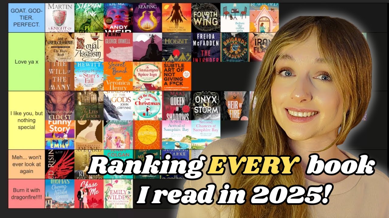 Рейтинг ВСЕХ книг, которые я прочитаю в 2025 году! (более 50 книг)