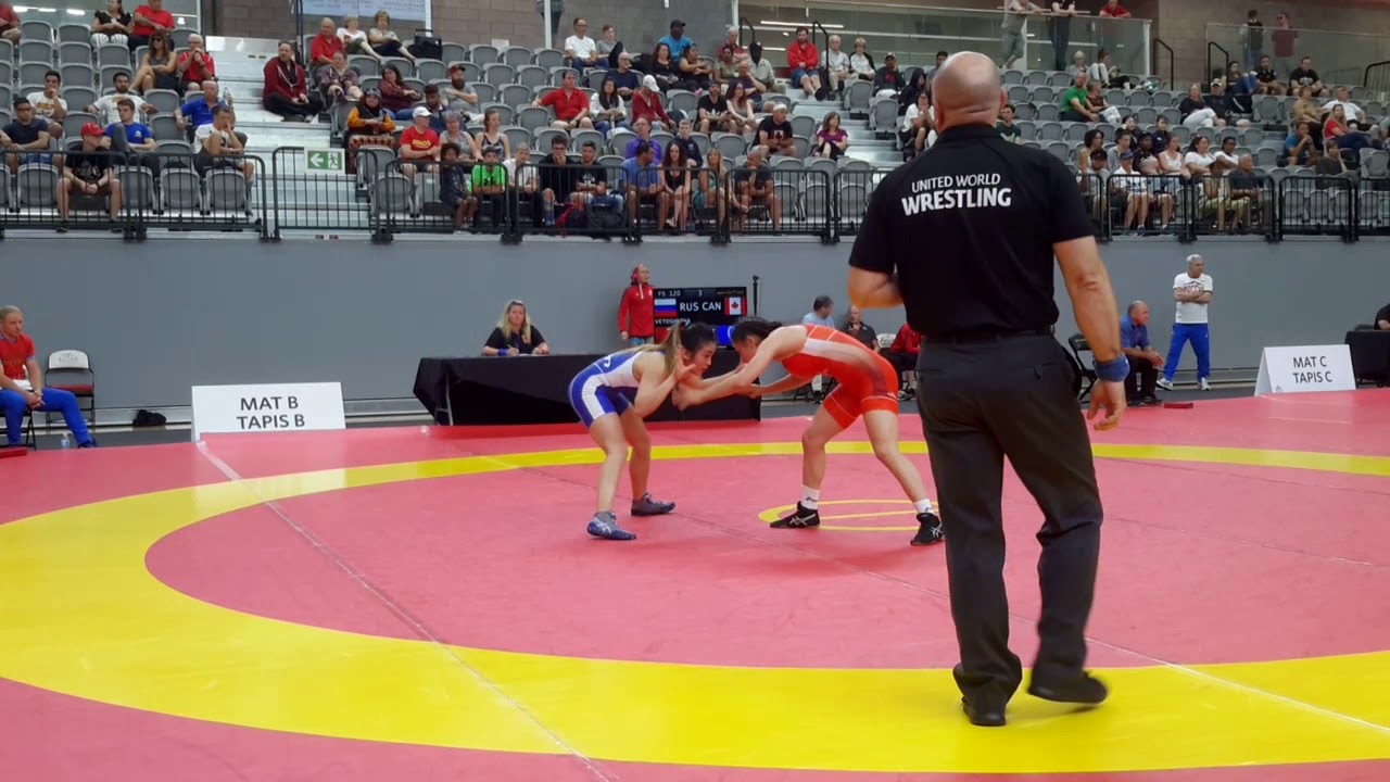 WW 50kg - 1/4 - Anzhelika Vetoshkina (RUS) v. Natassya Lu (CAN)