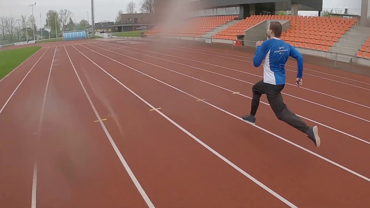 150m sprints | GoPro | Rainy | May 2020