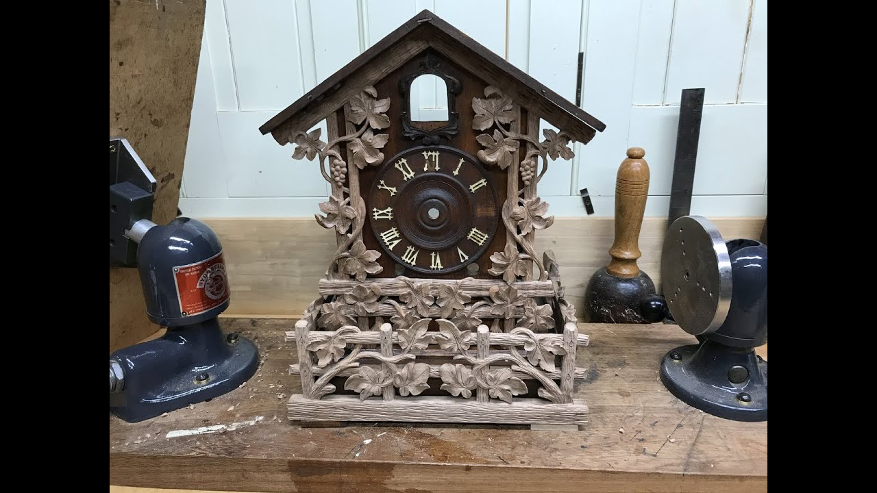 Замена резьбы в часах с кукушкой модели 509 часть 2