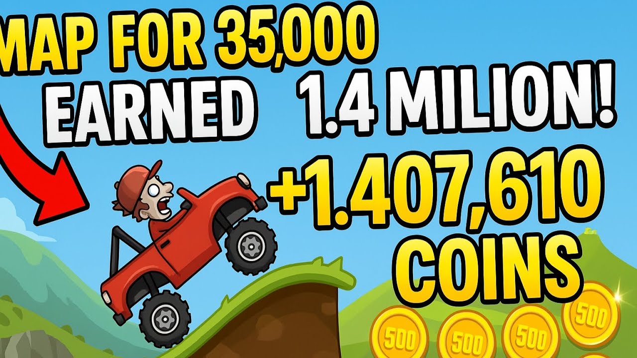 Mega HiGHWAY Map in Hill Climb Racing – 35,000 Coins Gone?! First Ride & Review!