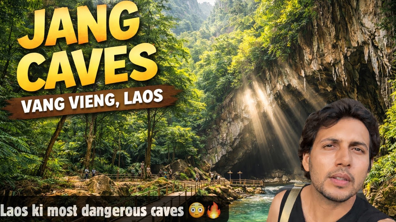 Laos ki Sabse Dangerous Gufaein – You Won’t Believe This! 😱 @GillOnWheels 