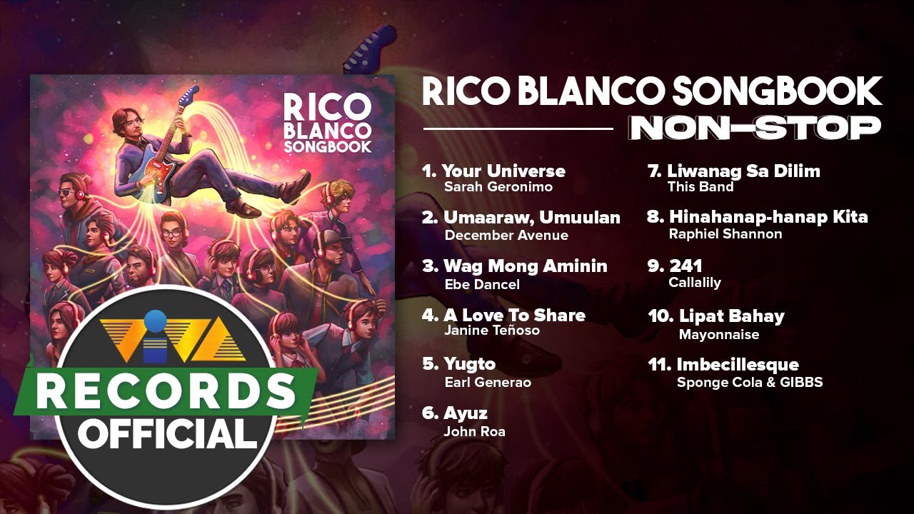 Rico Blanco Songbook | Non-stop Playlist