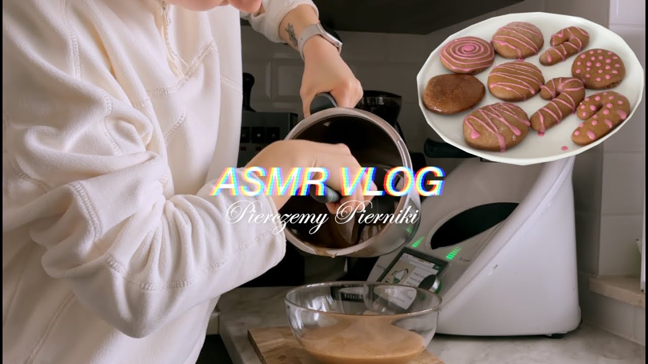 ZROBIŁAM RÓŻOWE PIERNIKI 🩰🎀🤌🏻 ASMR VLOG