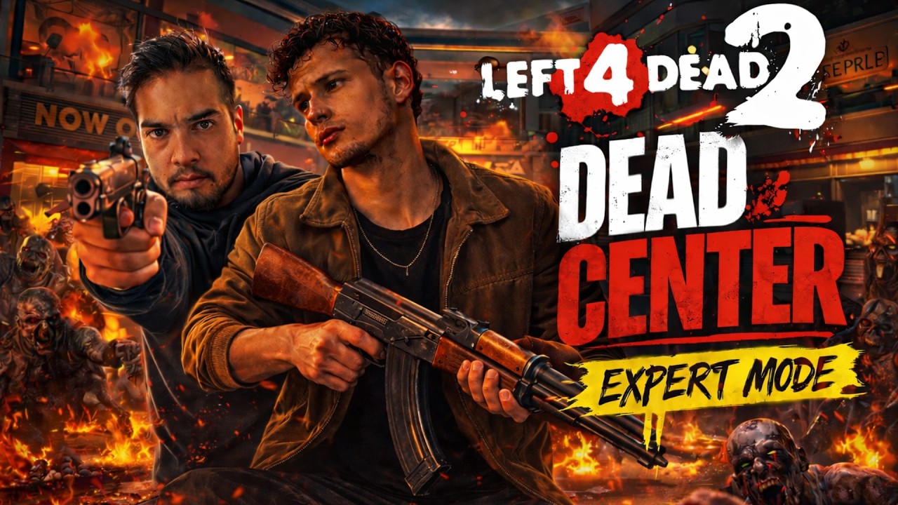 Lopez’s FIRST Time Playing Left 4 Dead 2 on PC (Expert Dead Center Run!)
