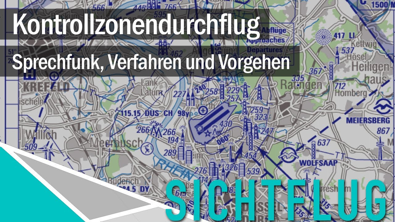 Kontrollzonendurchflug - Sprechfunk, Verfahren und Vorgehen