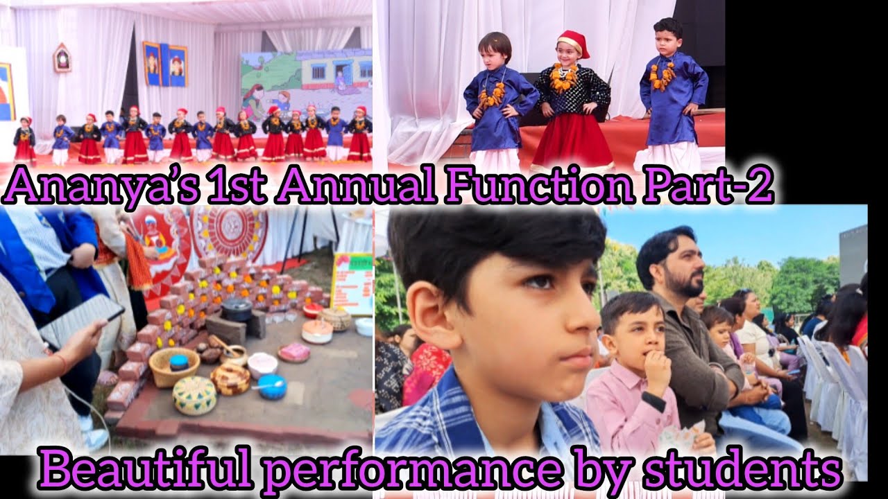 Ananya's dance performance |Indian Mom Daily Vlog| School Annual Function Part-2|#desivlog#lifestyle