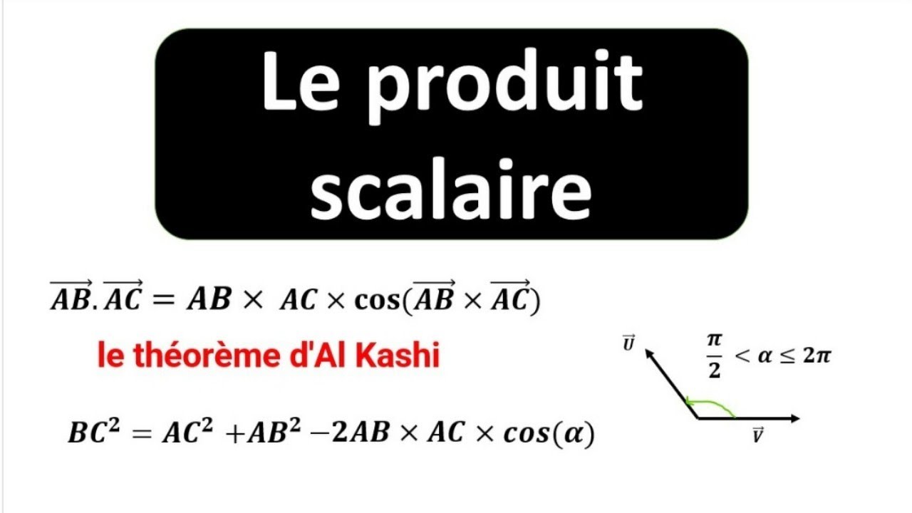 le produit scalaire:cour+Exercices#tronc_commun