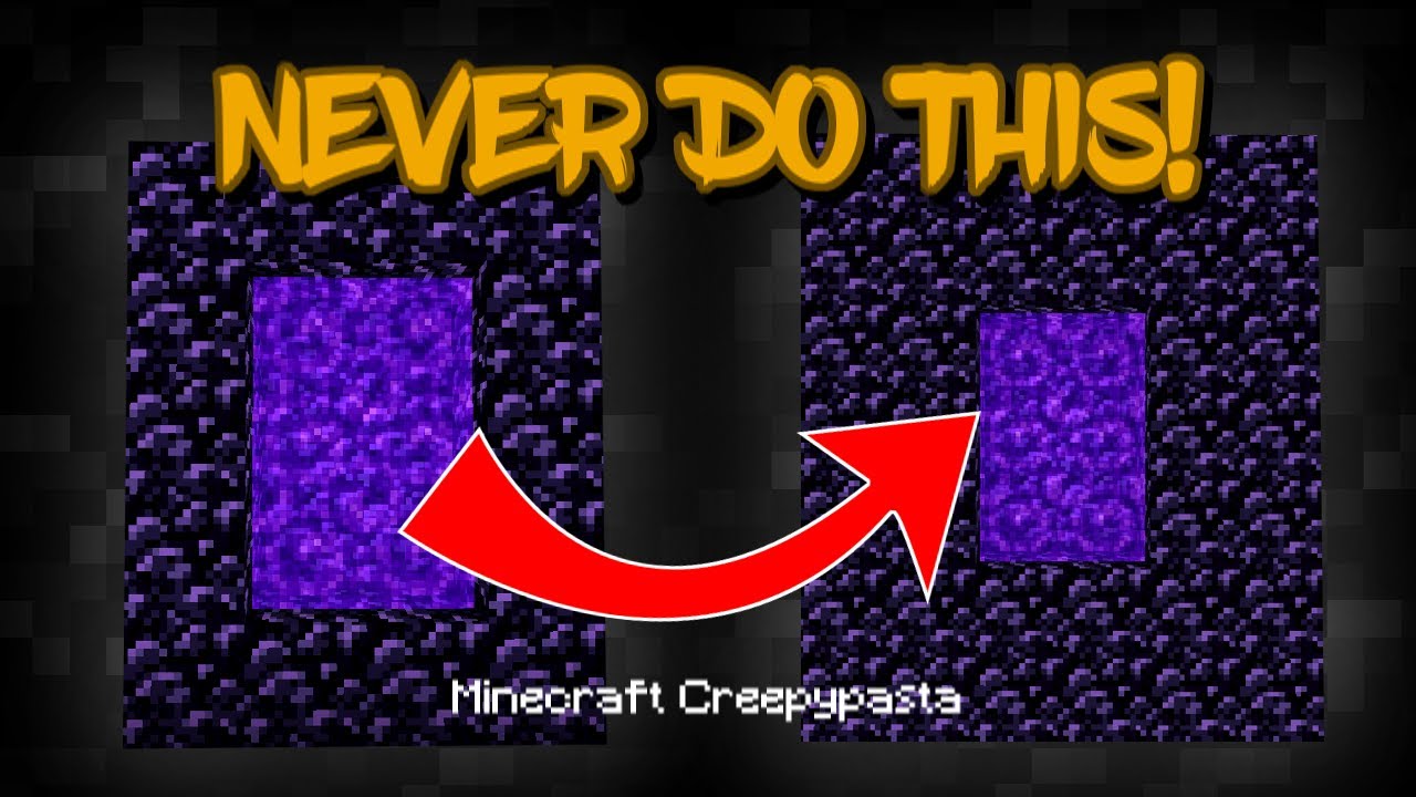 If You Build a Portal Like This, NEVER GO IN! Minecraft Creepypasta